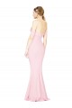 Full Length Off the Shoulder Prom Dress with Twist Front