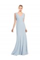 Sleeveless Seamed Bodice Trumpet Prom Dress