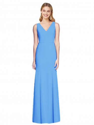 Discount Flattering Trumpet Long Sleeveless Prom Dress with Open Back UK
