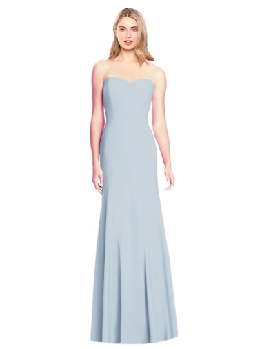 Discount Sweetheart Strapless Flared Skirt Maxi Prom Dress UK