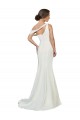 One Shoulder Crepe Prom Dress with Draped Off the Shoulder Strap