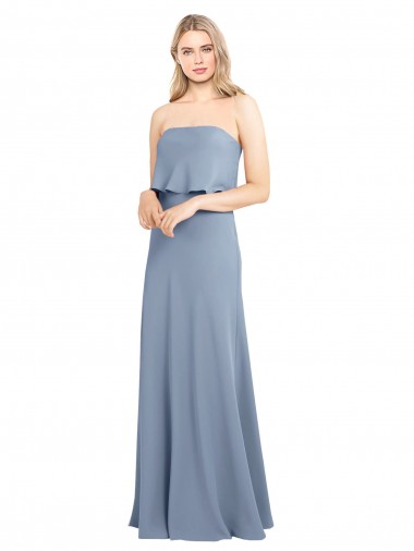 Discount High Neck Sheath Sleeveless Stretch Crepe Prom Dress UK