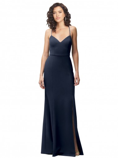 Discount Sweetheart Fit and Flare Stretch Crepe Prom Dress with Side Slit and Strappy Back UK