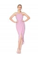 Halter Neck Short Knee Length Crepe Mermaid Cocktail Prom Dress / Homecoming Dress